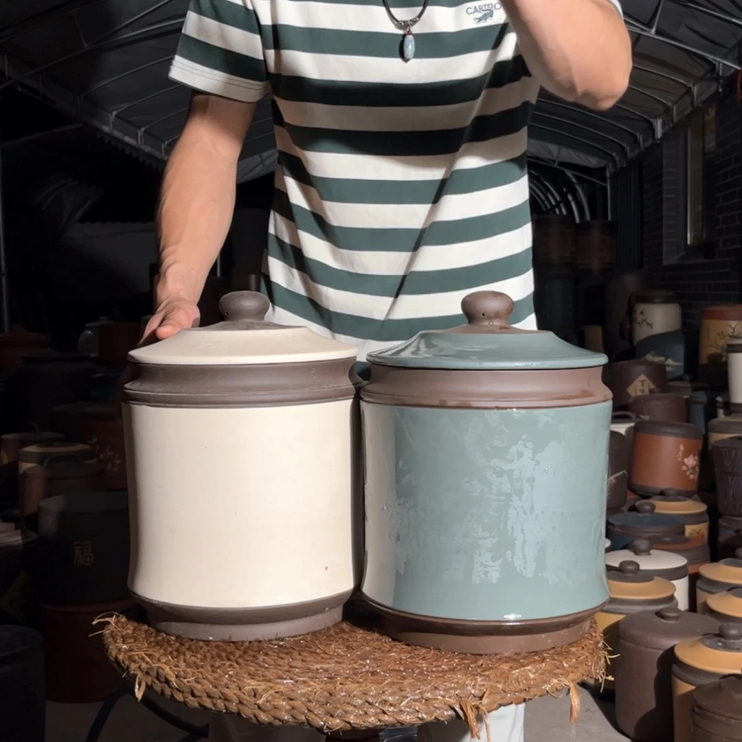 紫砂茶叶罐8 饼茶叶罐