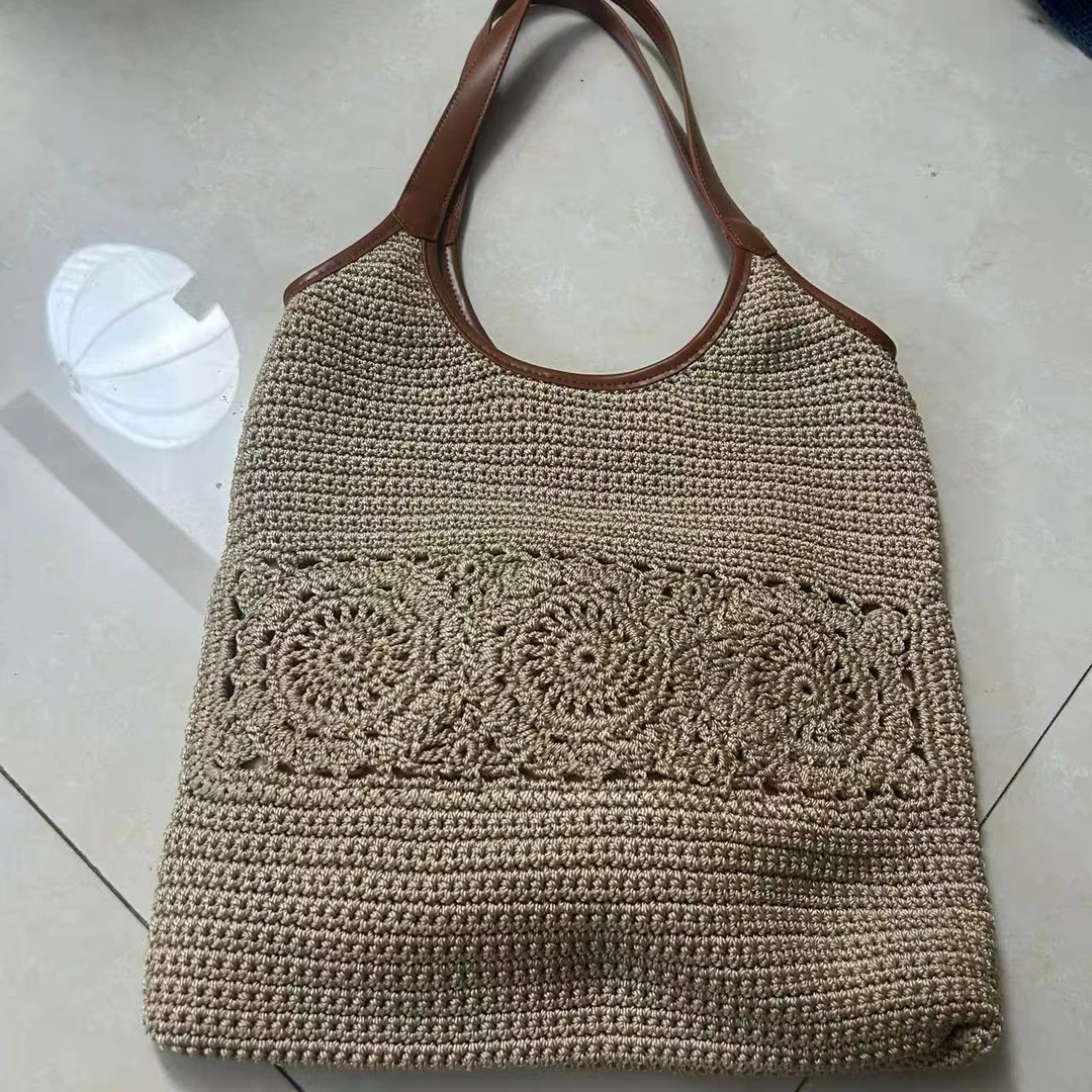丙纶丝镂空单肩包