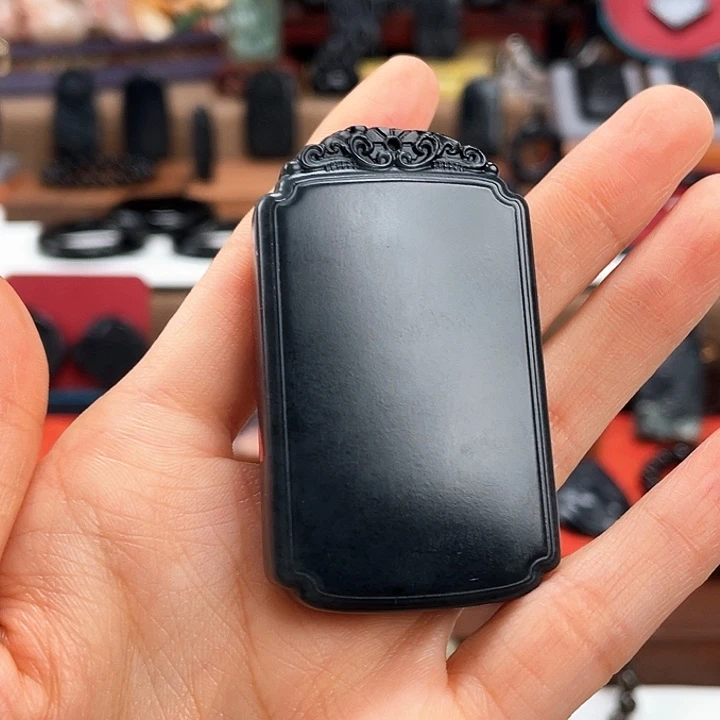 和田玉未镶嵌颈饰精工体验款，带皮