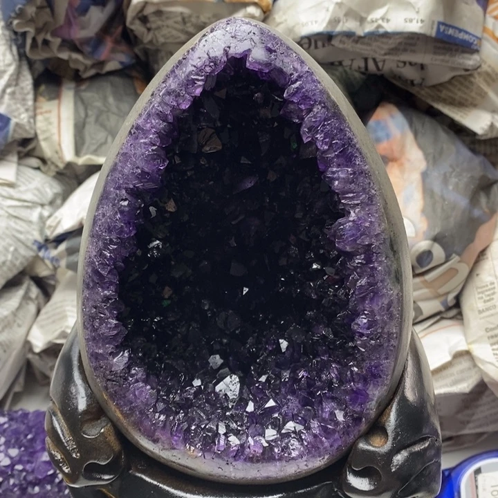 紫晶珠宝半成品未镶嵌