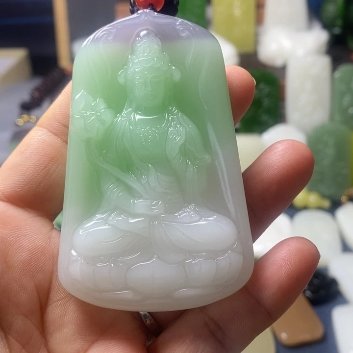吊坠(赠链)未镶嵌和田玉静**光