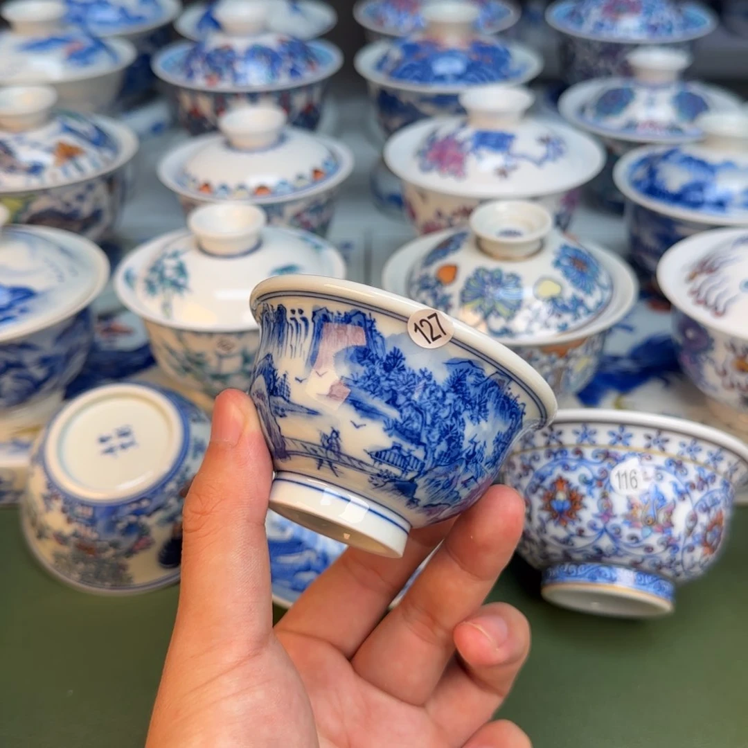 彦祖纯手工手绘茶具127