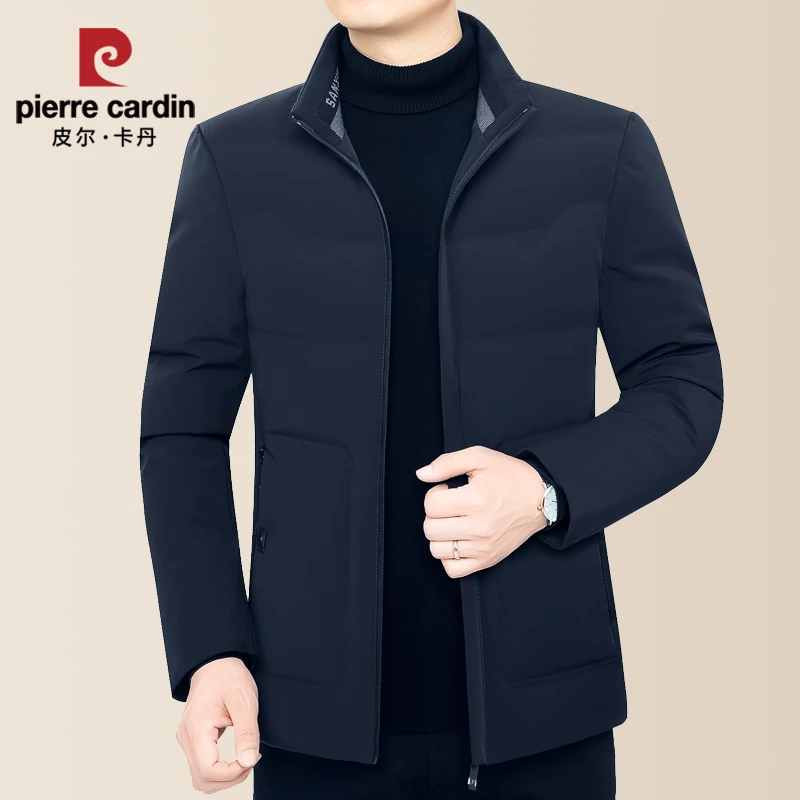 皮尔卡丹男士新款新国标羽绒服高档保暖加厚中青年休闲冬季羽绒服
