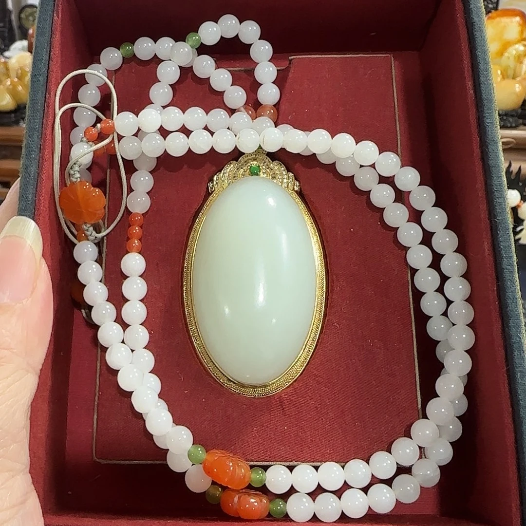 和田玉未镶嵌挂件