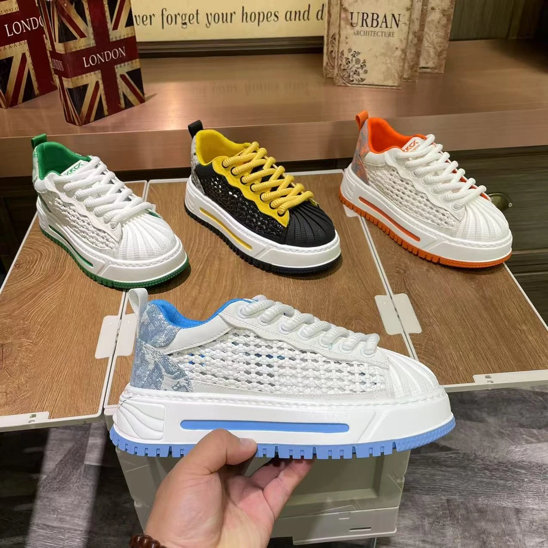 2025夏季透气男款休闲鞋新款时尚百搭潮流舒适软底男鞋（皮鞋码）