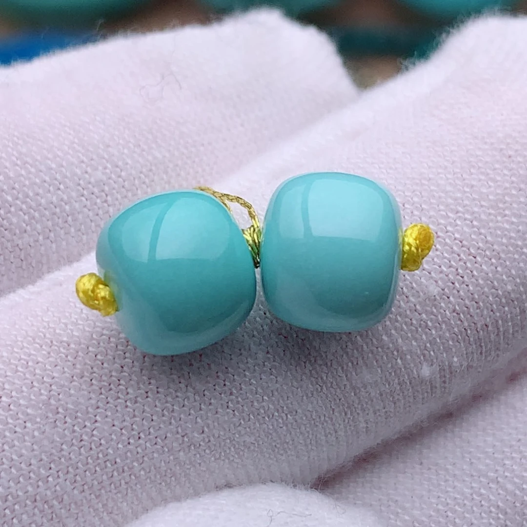 未镶嵌绿松石珠宝奇石8.4mm