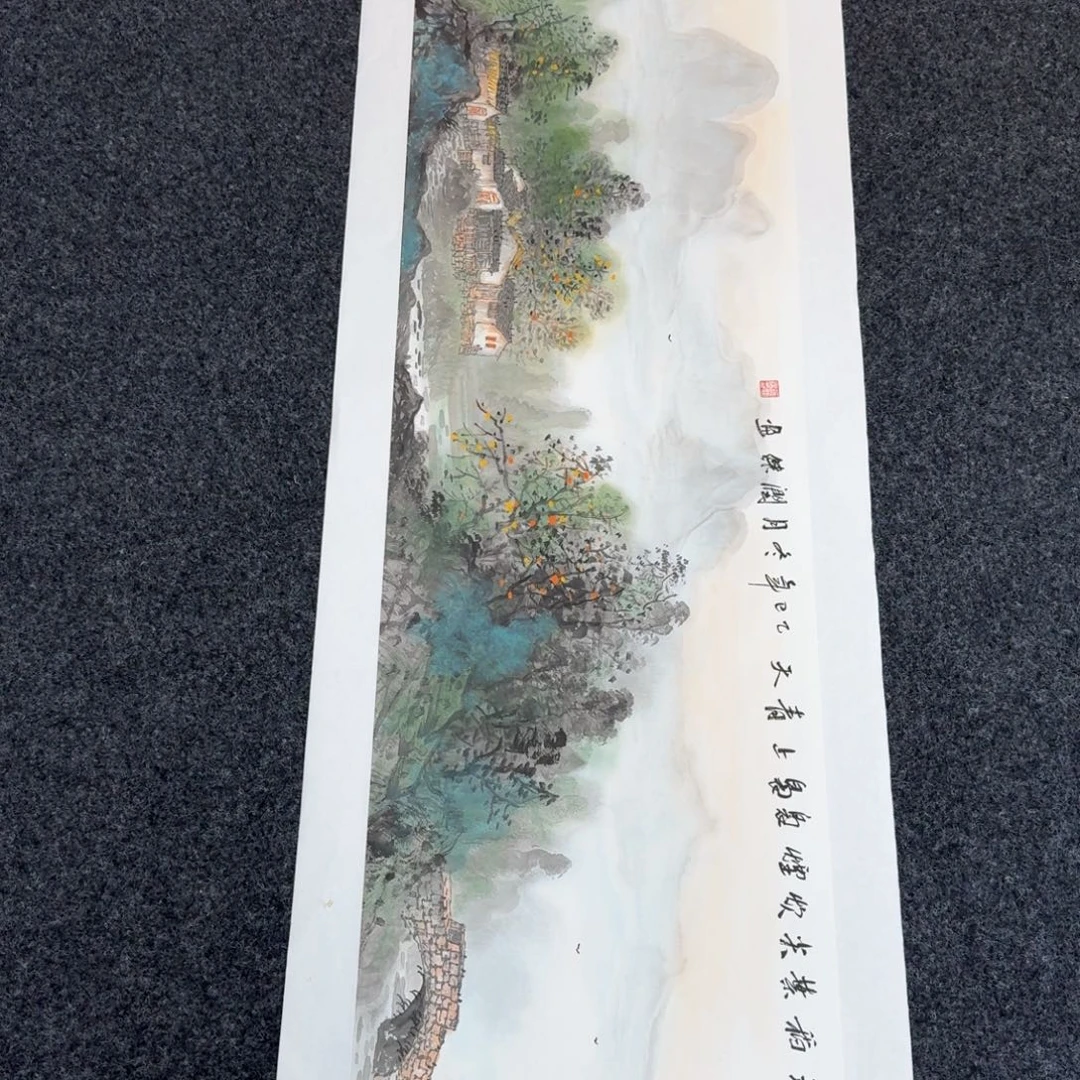 国画纯手绘山水花鸟作品