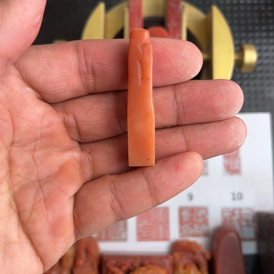 巴林石印石北**门现场纯手工定制制作精美