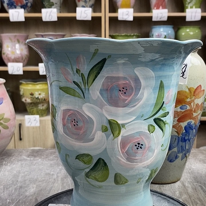 罐12zp景德镇陶瓷花盆