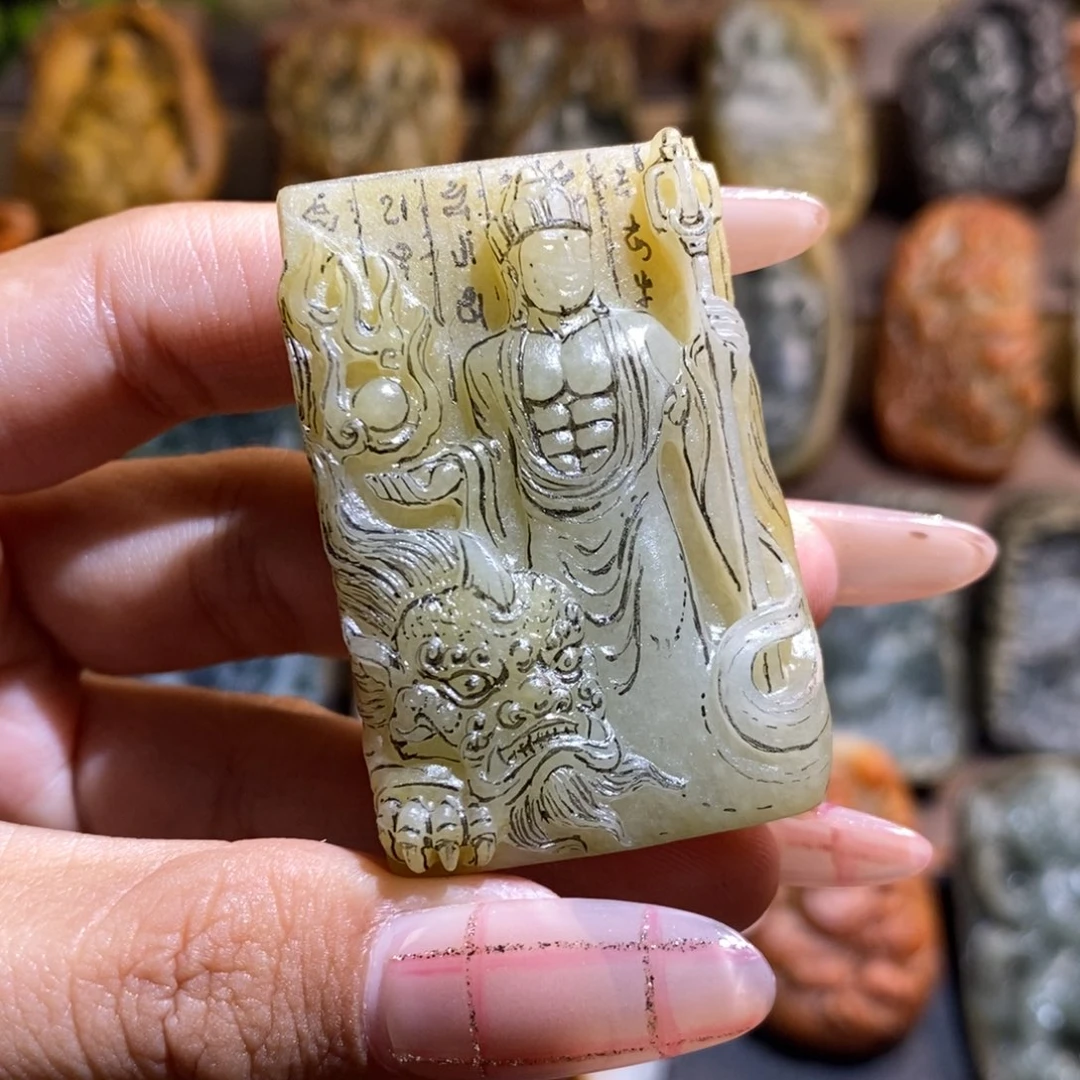 定制翡翠未镶嵌地藏