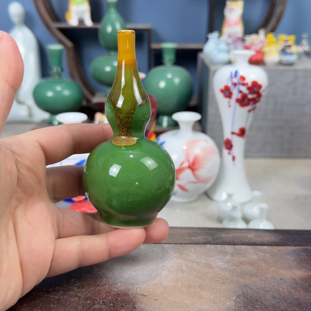 陶瓷手工小花器摆件