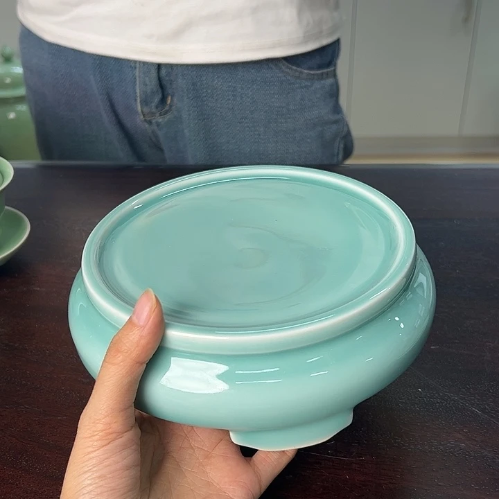 龙泉云间青瓷小米茶器