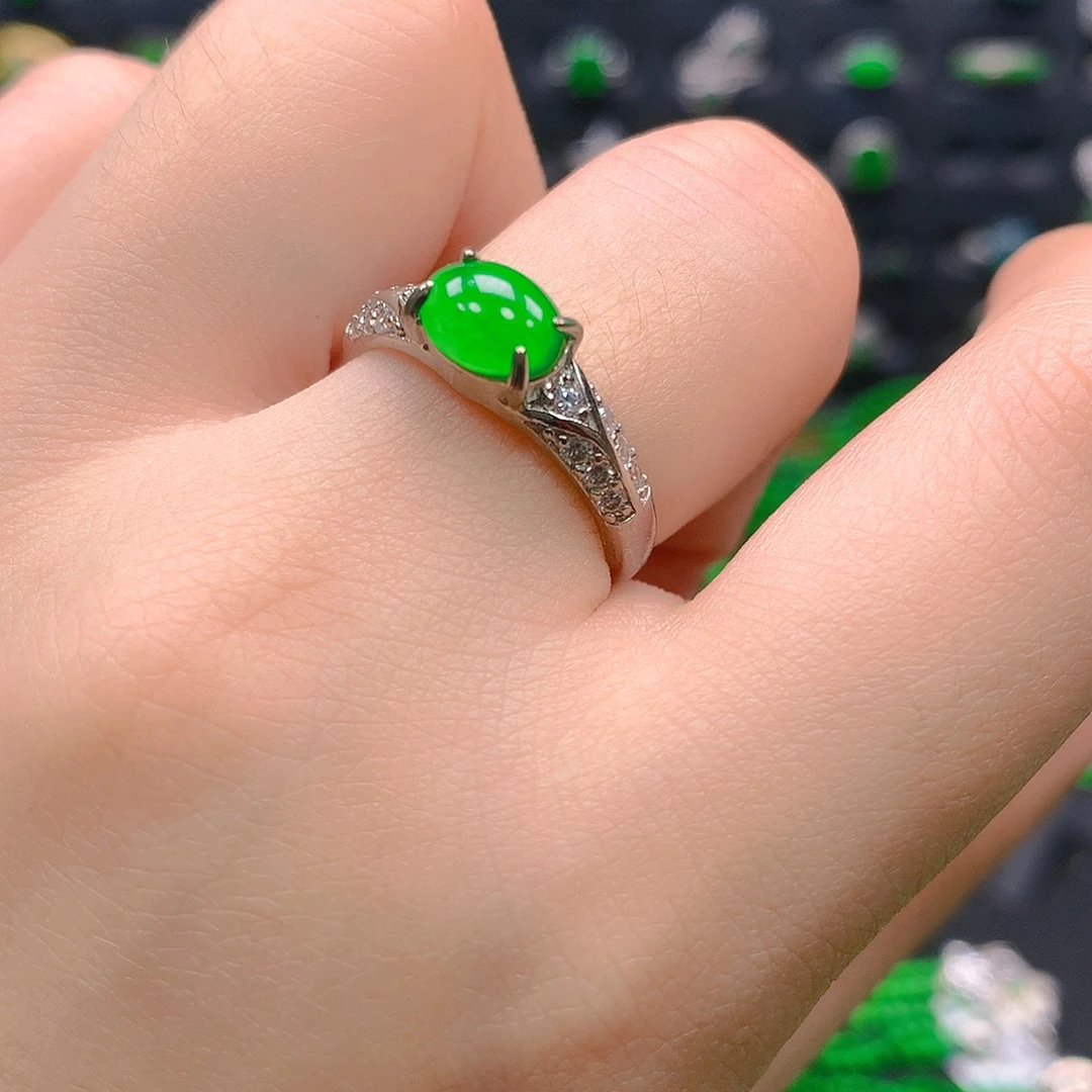 翡翠未镶嵌吊坠(不含链)戒指