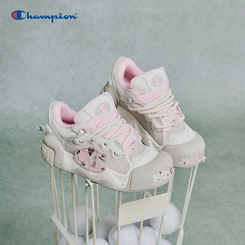 Champion冠军24年时尚透气软底膨膨面包鞋休闲百搭舒适潮流板鞋
