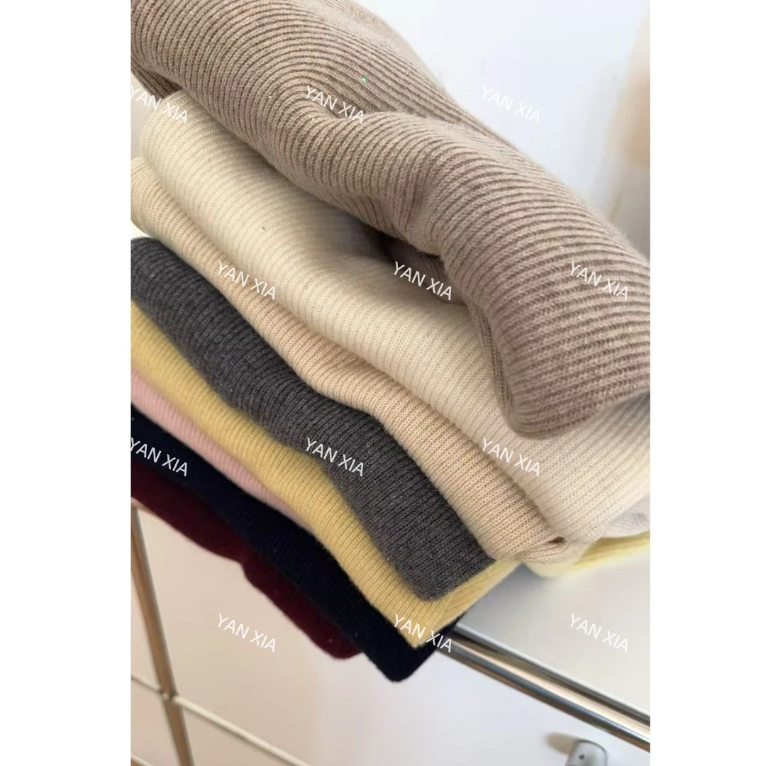 "简系" 100绵羊毛女士毛衣 百搭长袖针织羊毛衫 色彩巨丰富 W-786