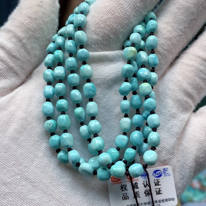 未镶嵌绿松石长链