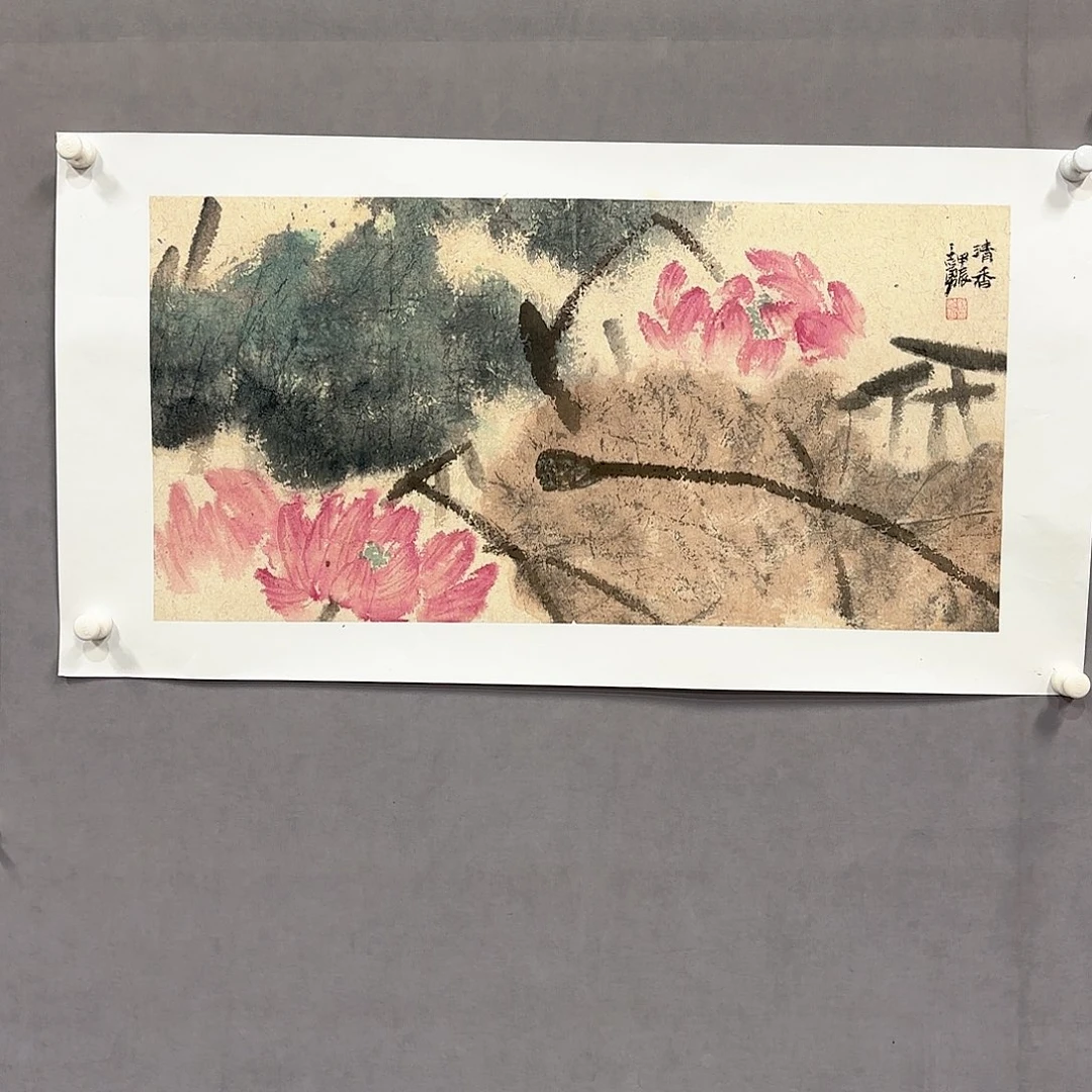 国画国画纯手绘作品请放心去藏