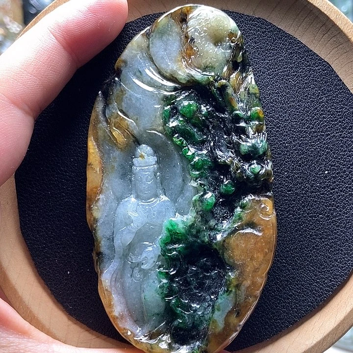 颈饰未镶嵌翡翠翡翠a货