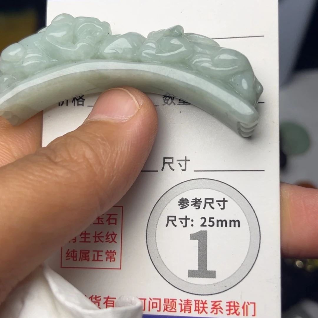 翡翠未镶嵌颈饰挂件