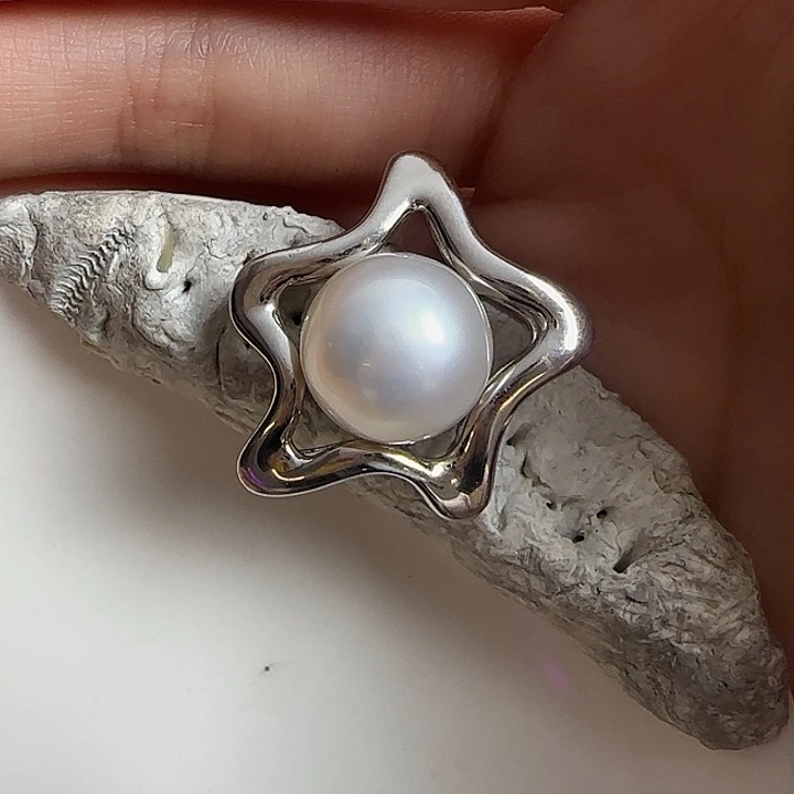 海水珍珠吊坠(不含链)银S925镶嵌