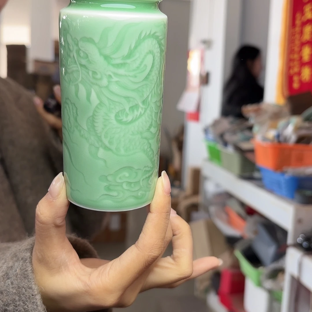 龙泉云间青瓷小米茶器