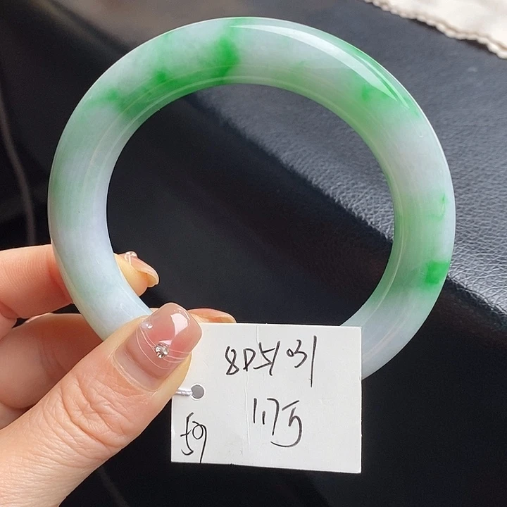 未镶嵌手镯翡翠59圆条48