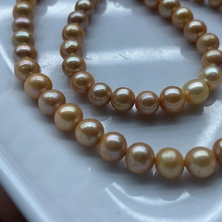 合金颈饰淡水珍珠