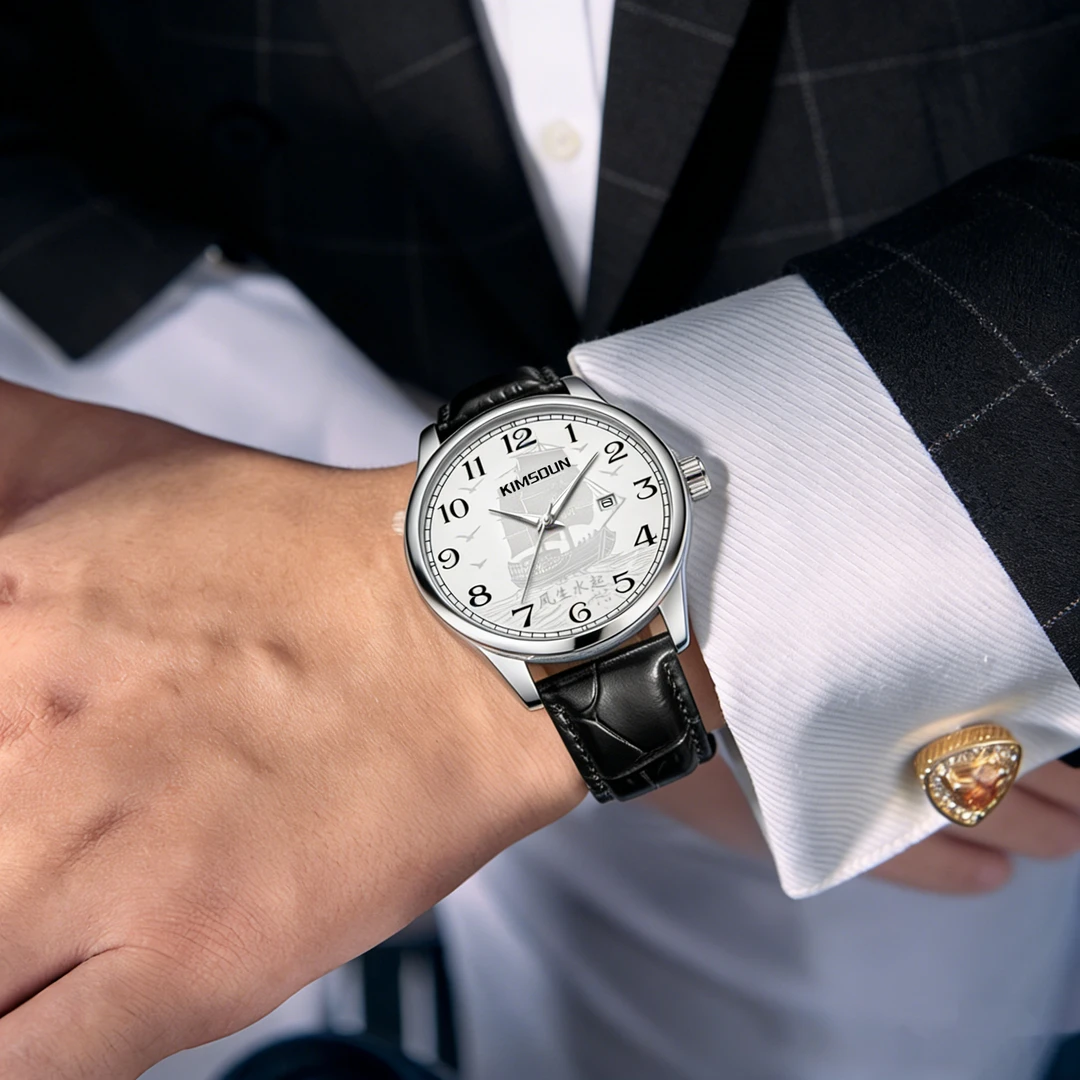 M-按编码下单时尚男士手表经典高奢夜光防水男士腕表男表-KL