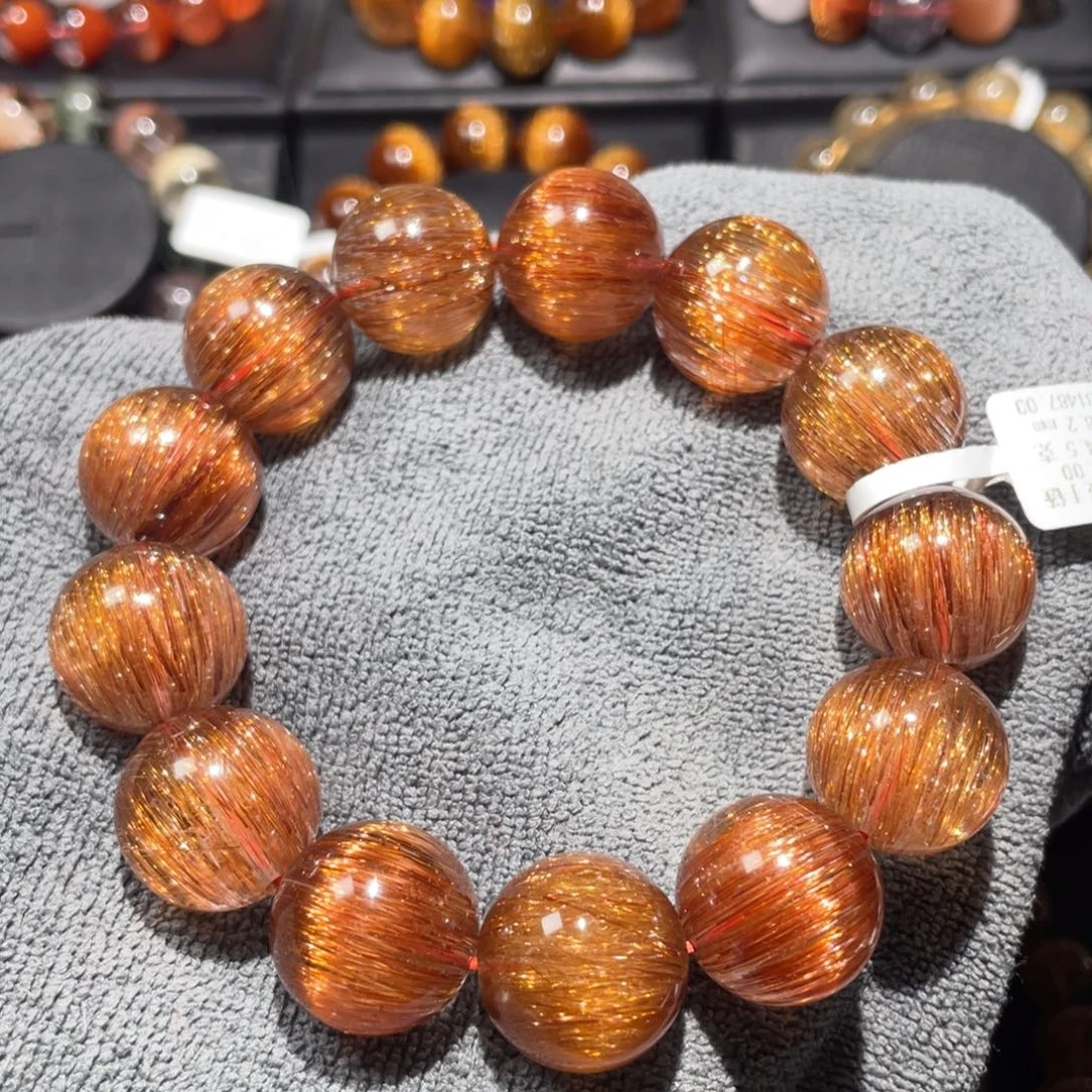 水晶手链未镶嵌铜顺发18.2mm左右