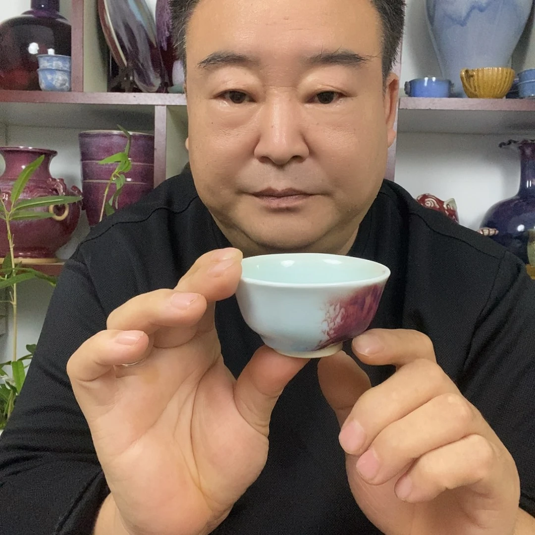 杯神垕钧瓷主人杯高温窑变玉石釉