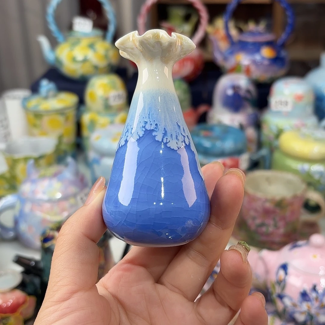 景德镇手绘高温釉下彩陶瓷茶具