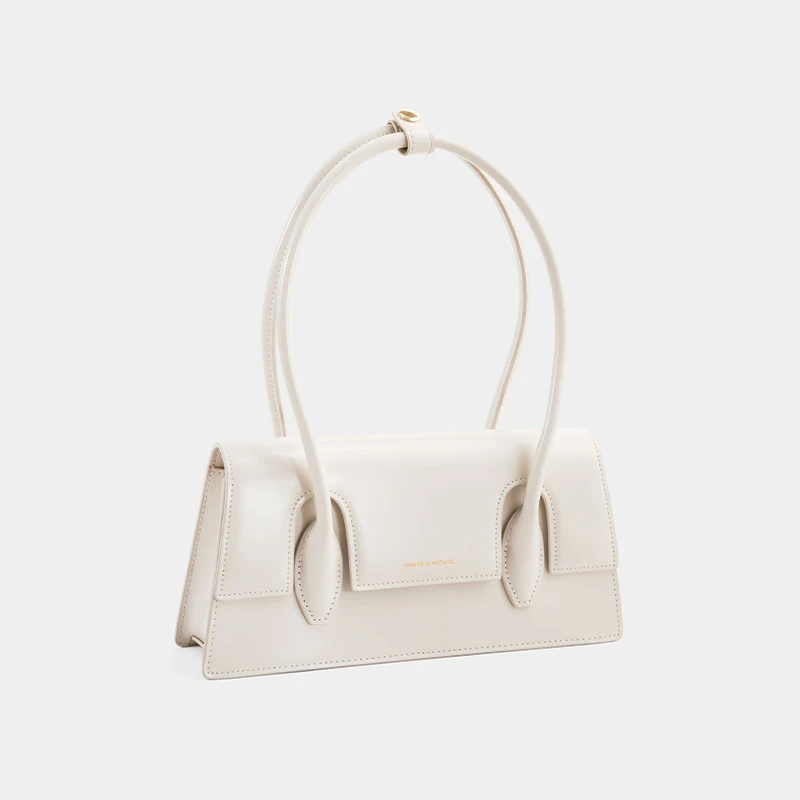 【拱门】小众简约气质通勤百搭牛皮女包时尚单肩腋下包