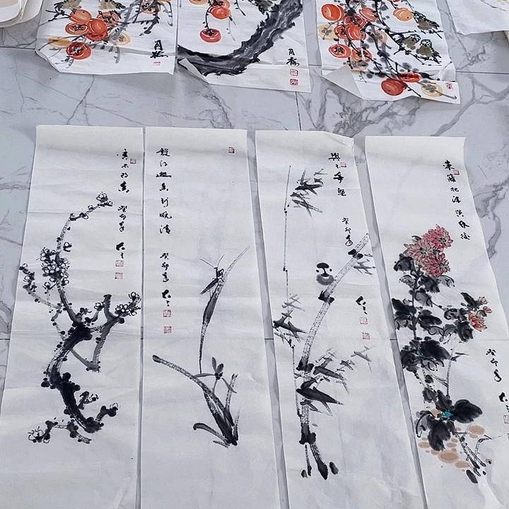 国画国画作品手绘作品