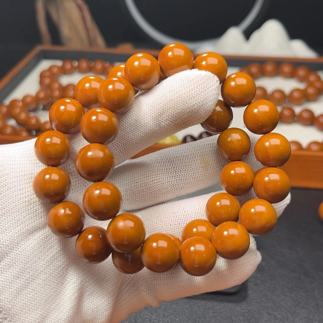 用***3橄榄核手串1.37+全品老树铁核 小孔 微瑕