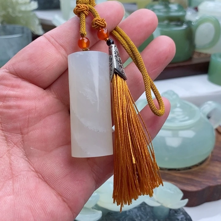 岫玉四大名玉章未镶嵌