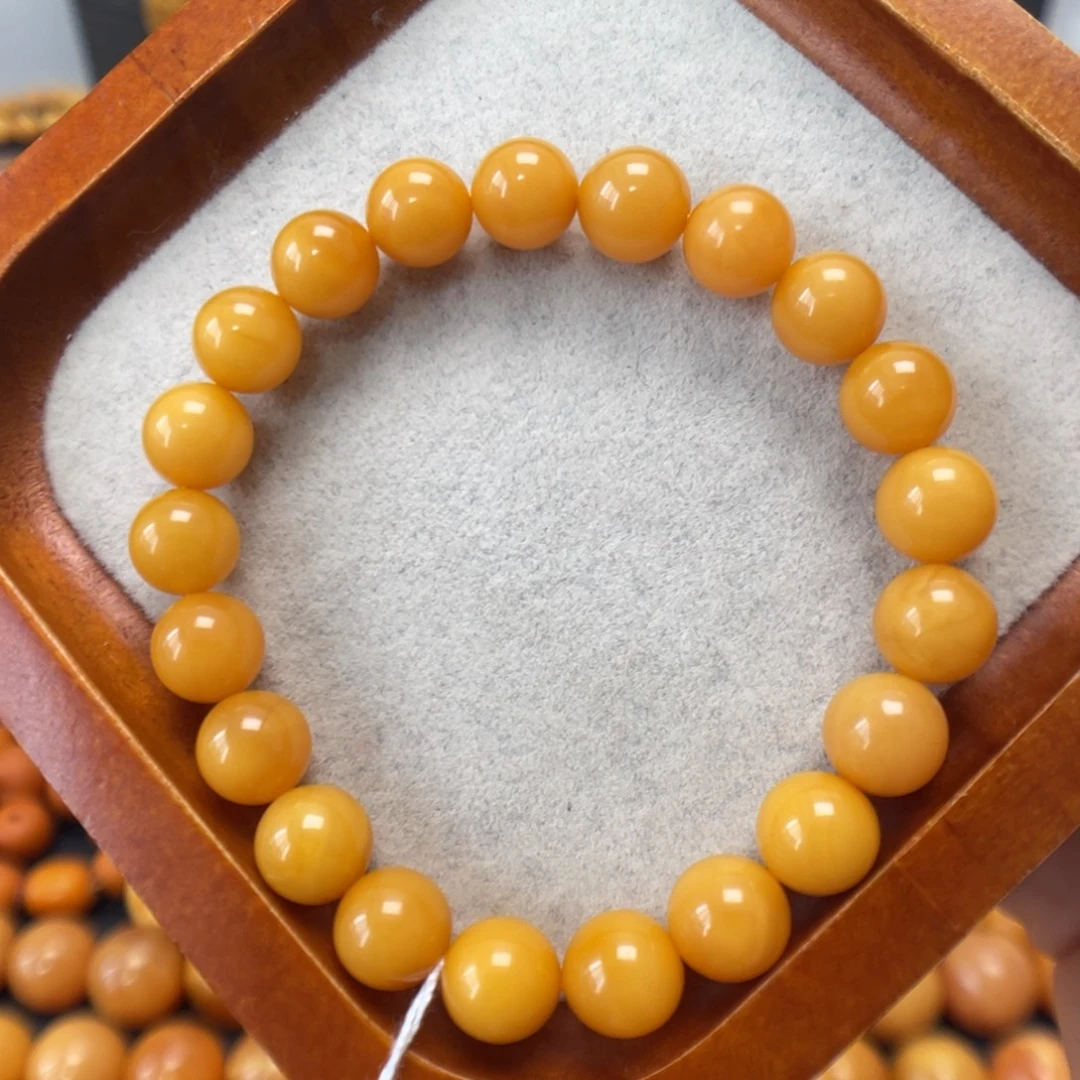 蜜蜡未镶嵌手链蜜蜡