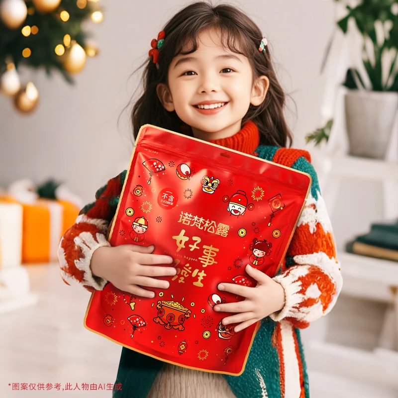 诺梵松露巧克力糖果礼物零食送女友袋装500g新年款礼盒年货大礼包