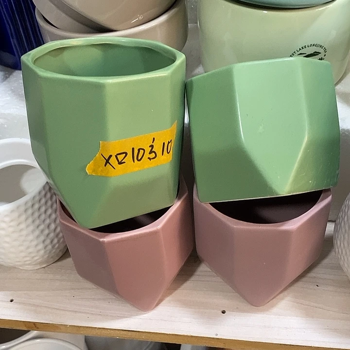 摆件陶盆有孔 微瑕介意勿拍