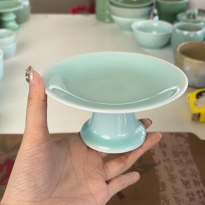 龙泉云间青瓷小米茶器