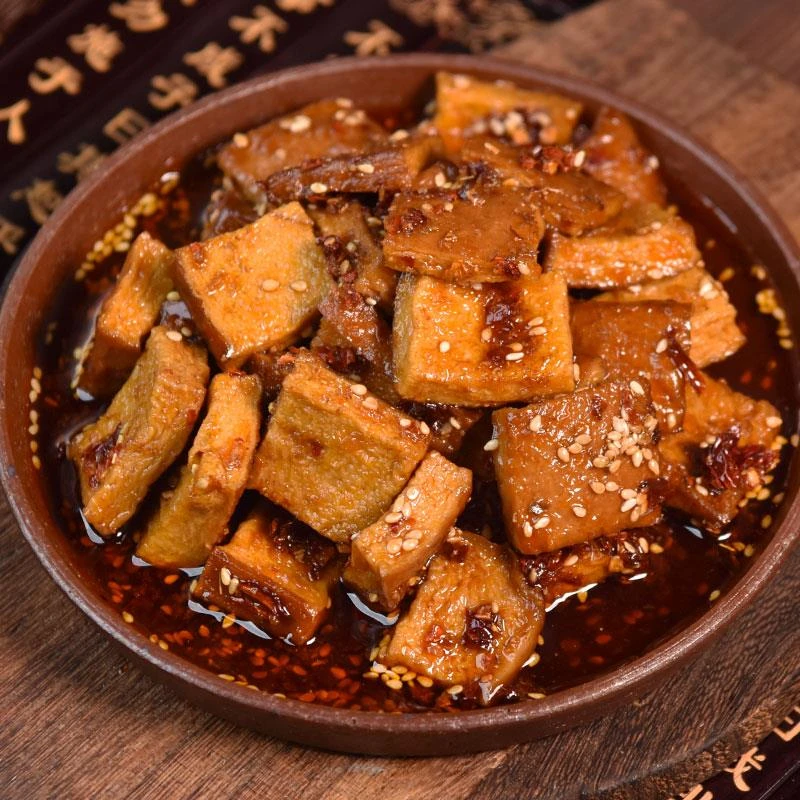 肖三婆四川特色小吃麻辣火焰豆脯宿舍解馋休闲小零食豆腐干120g