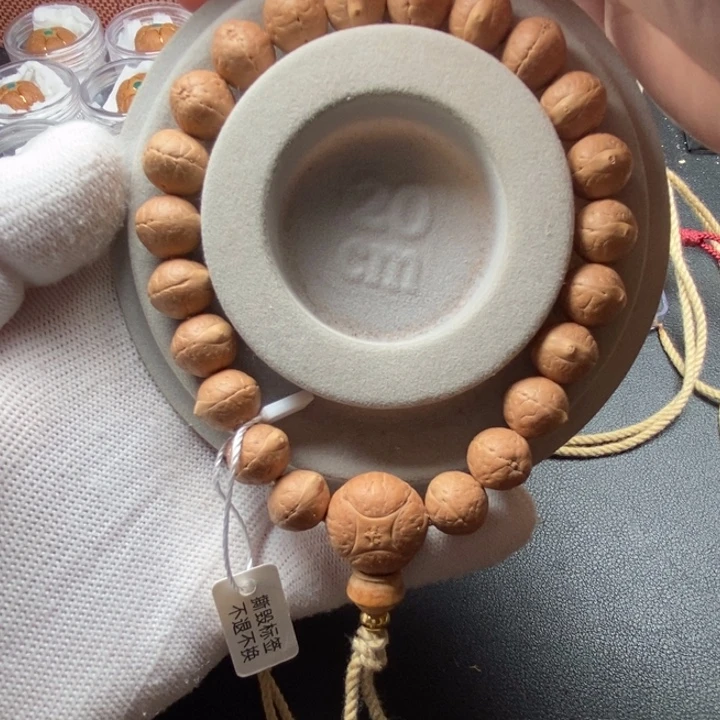 凤眼菩提手串实心飞碟11.5mm高配麒麟眼