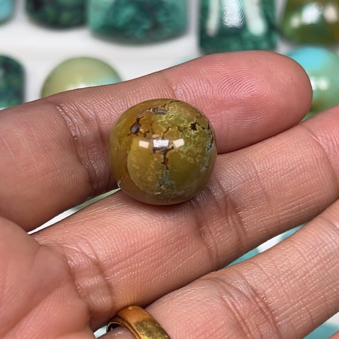 蓝***子绿松石未镶嵌珠宝奇石