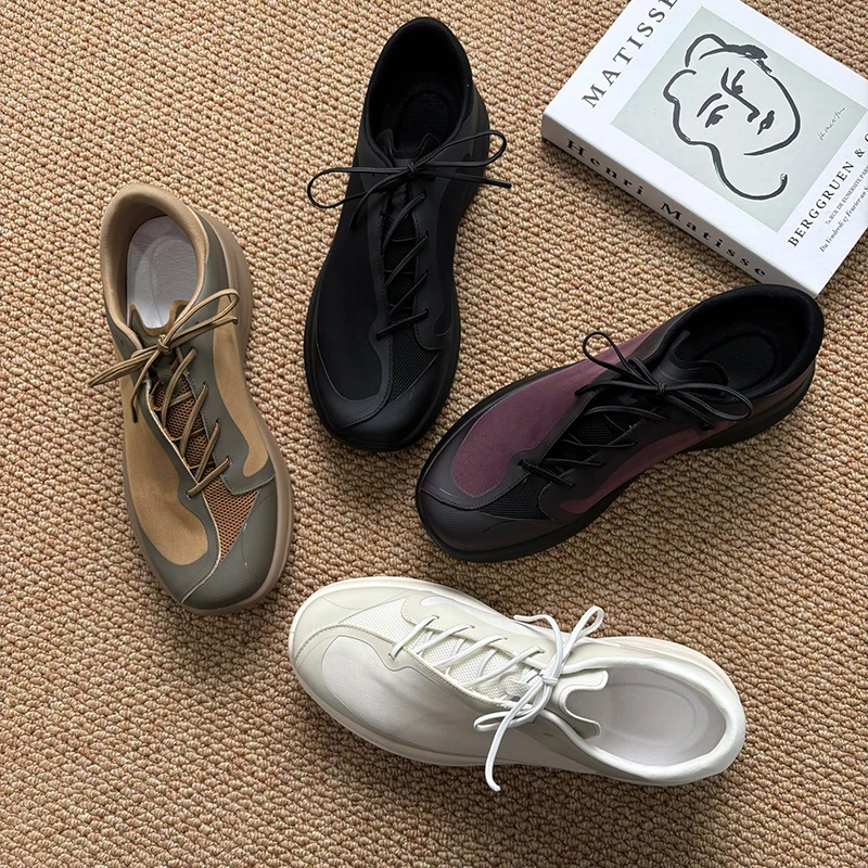 白色慢跑鞋软底休闲鞋夏季透气网鞋男款平步赤足鞋户外徒步运动鞋