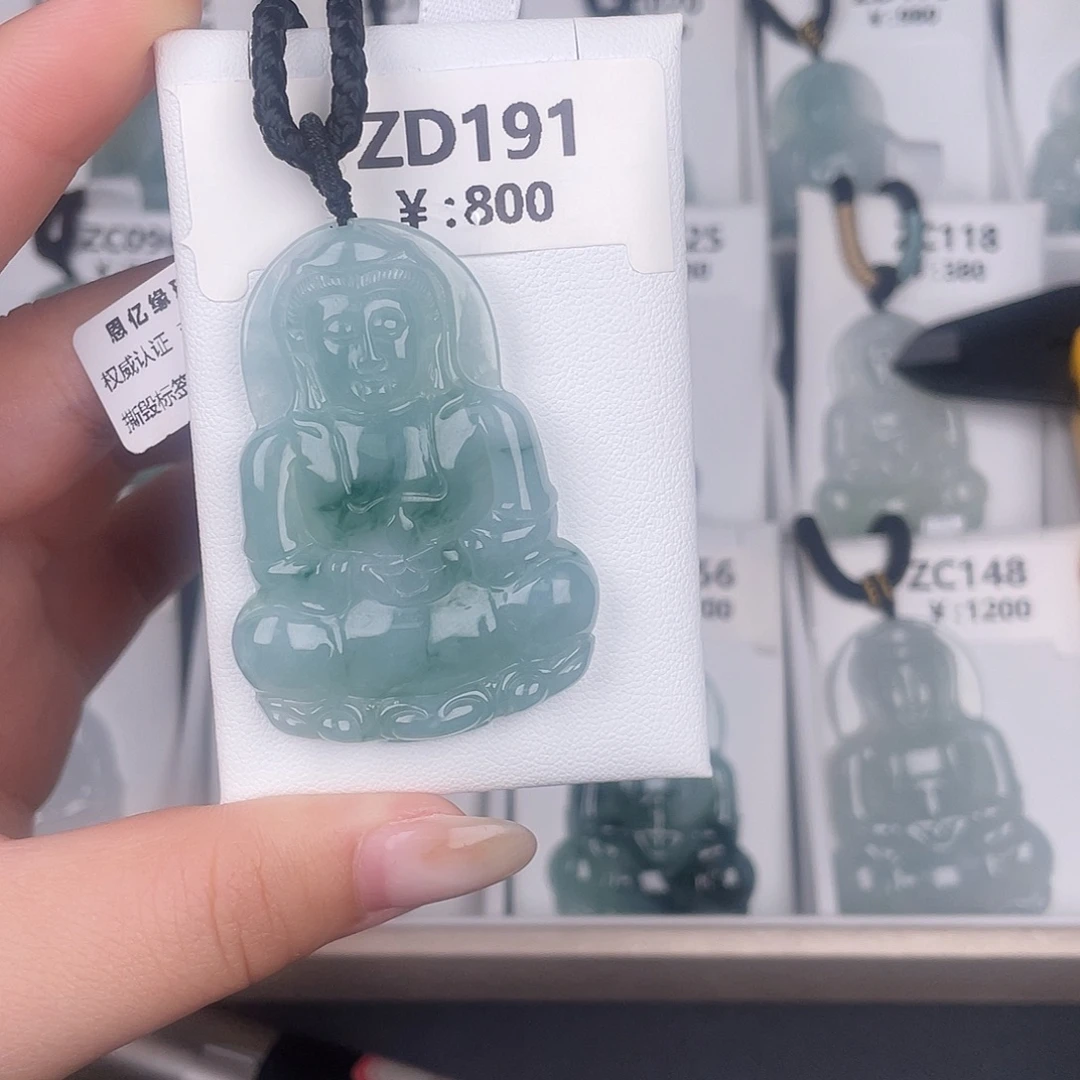 翡翠未镶嵌颈饰zd191