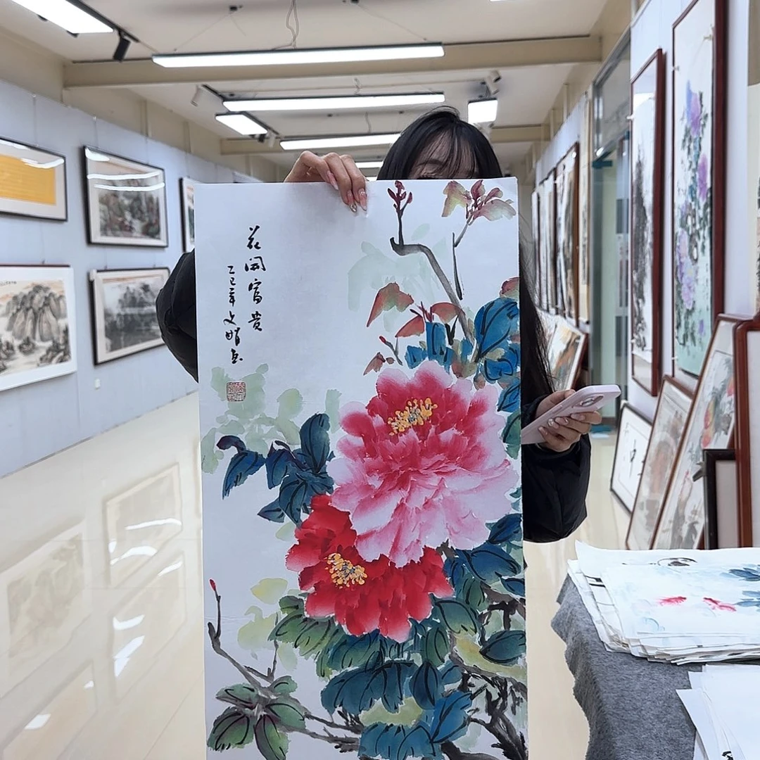 国画国画作品多次