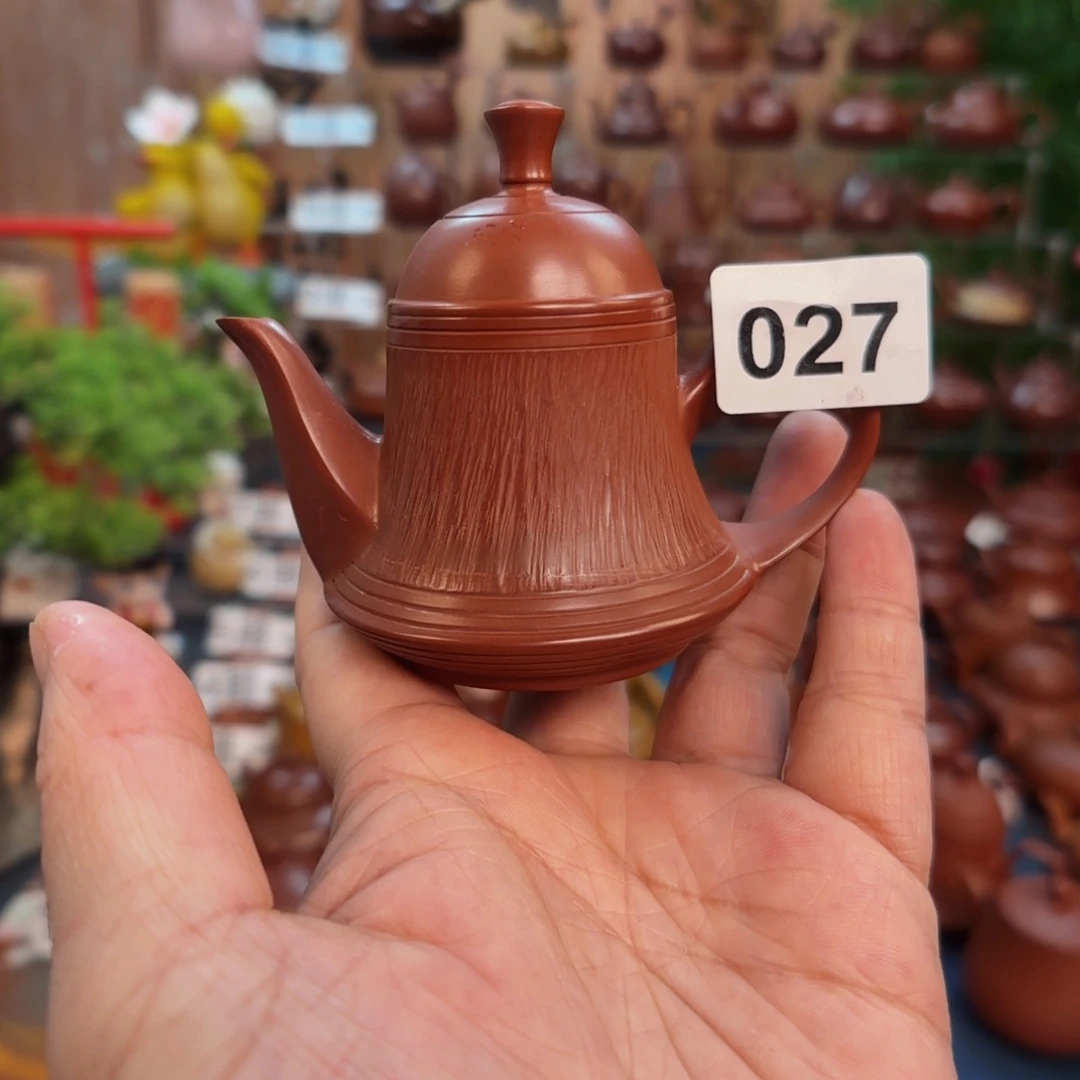 茶壶紫砂朱泥茶壶微瑕凤鸣65C