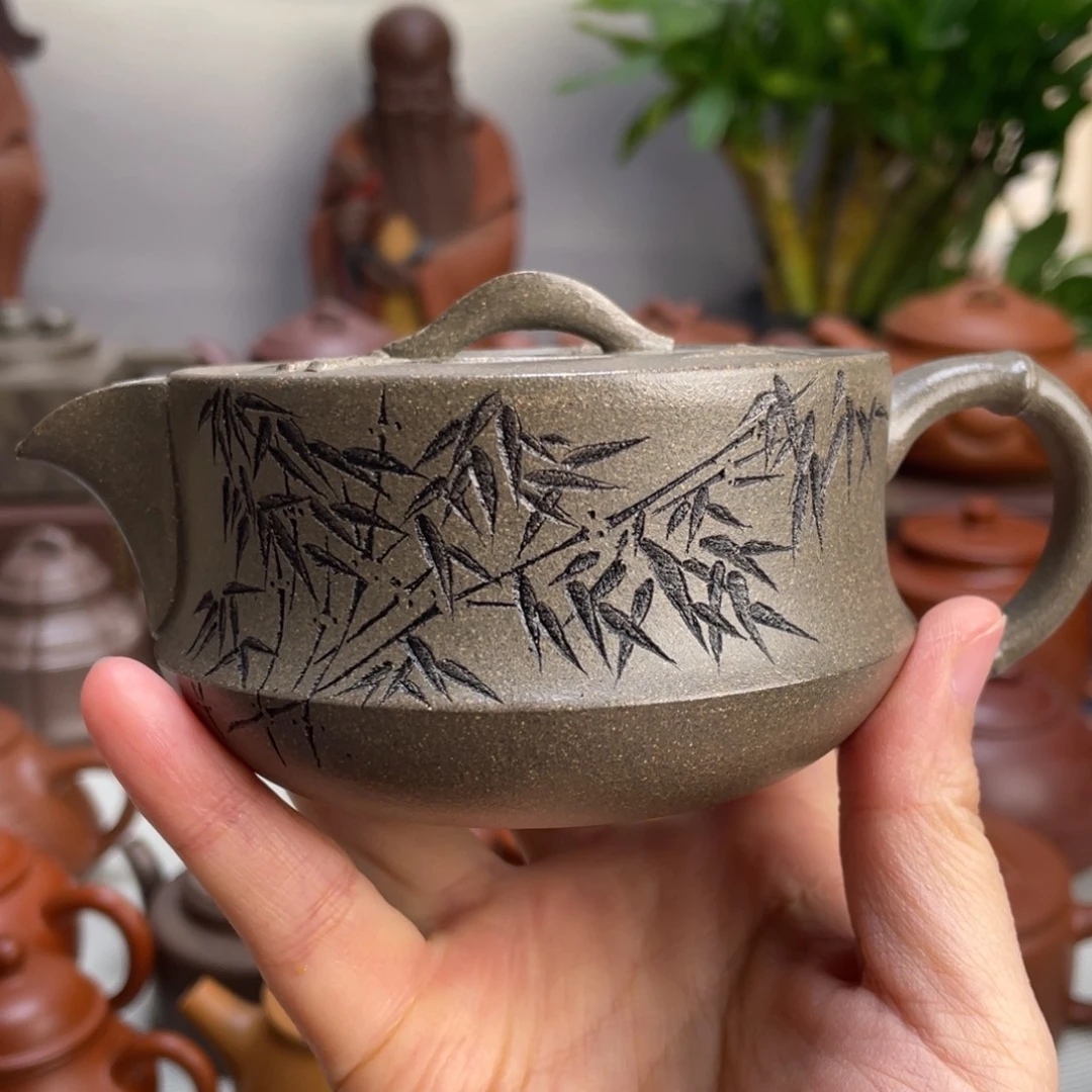 无***兜茶壶紫砂宜兴紫砂