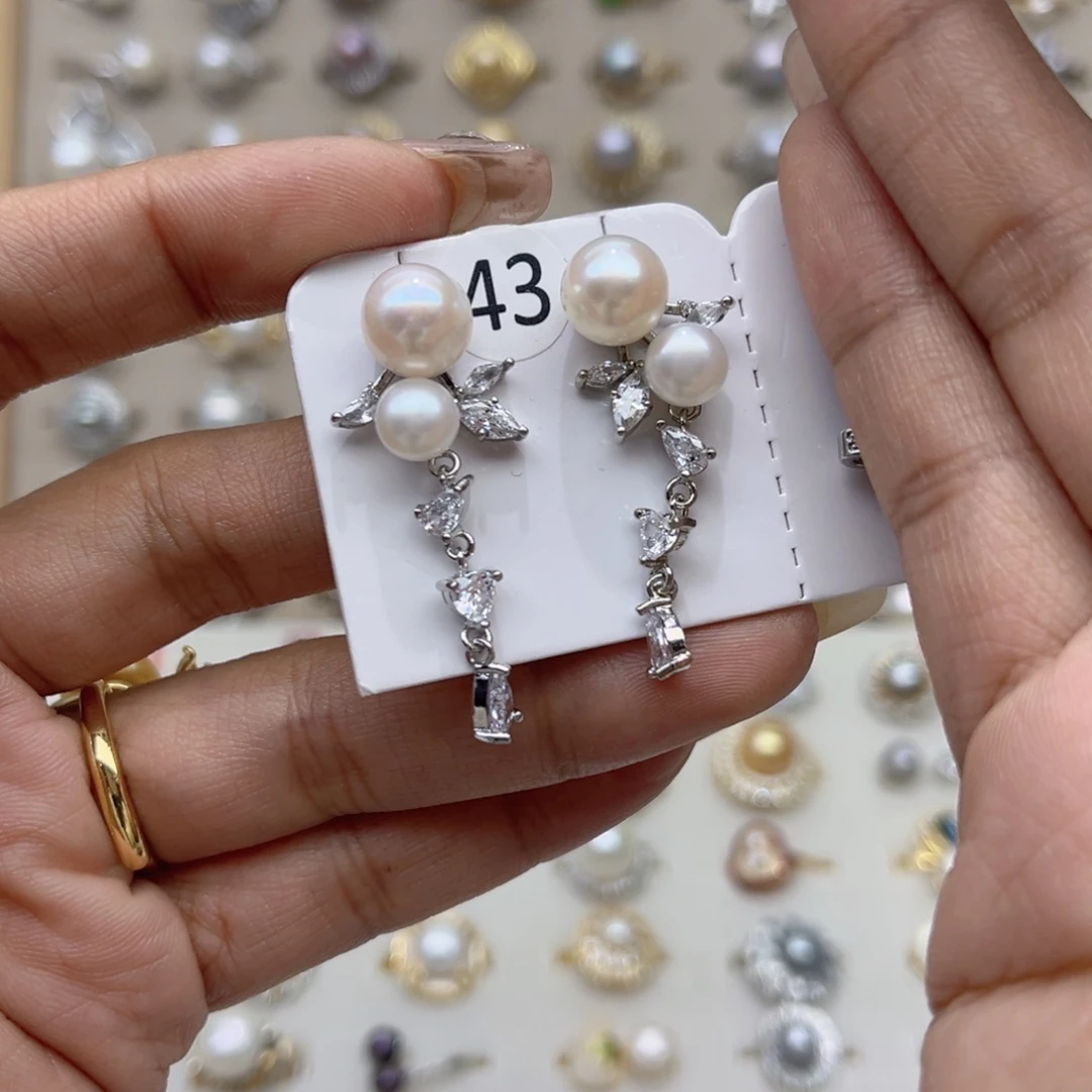 c***y淡水珍珠戒指合金