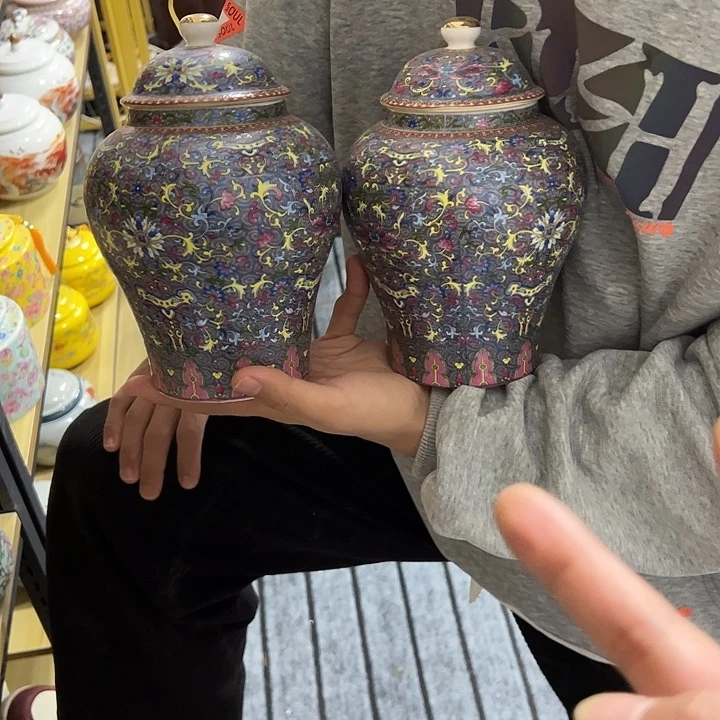 茶叶罐陶瓷家用储物罐瑕疵福利品介意勿拍