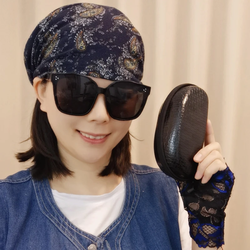 配眼镜盒墨镜男女情侣出游太阳镜网红时尚百搭黑色复古眼镜